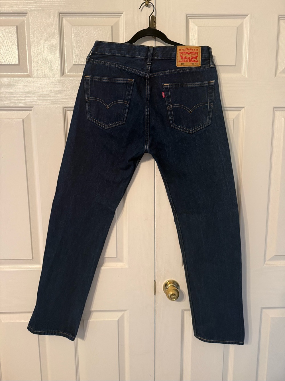 Levi's Straight Leg Men's Jeans in Dark Indigo - Picture 2 of 3